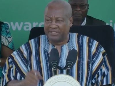 President Mahama at Free Primary Healthcare